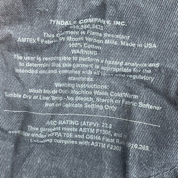 Tyndale FR 100% Cotton Flame Resistant MVM Rodeo Jeans Size 36 - Picture 8 of 11